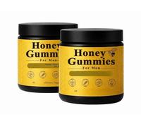 Honey Gummies Per Uomo, Vegano, Senza OGM (2 Bottiglie)