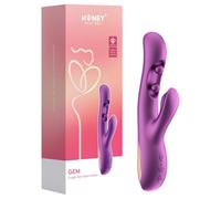Honey Play Box Gem - vibratore smart con perle per punto G e clitoride (viola)