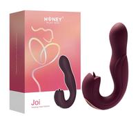 HoneyPlayBox Rotating Head G-spot Vibrator & Clit Licker Purple