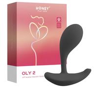 Honey Play Box Oly 2 - vibratore punto G e clitoride - silicone nero