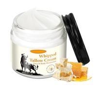 Honey Tallow Balm - Crema di manzo - Crema idratante viso e corpo - Idratante e anti-invecchiamento - Crema di sebo di manzo biologica - Non grassa manzo Tallow Skincare con miele grezzo