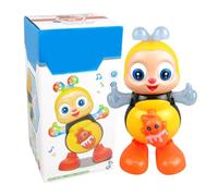 Honeybee Groove Bot - Figura Robotica Ronzante, Insetto Musicale Ondeggiante, Giocattolo A LED Luminoso | Attrezzatura Educativa Animata Per La Scuola Materna Per Bambini Che Utilizza Un Motore A Batt