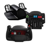 Honeycomb Alpha/Bravo/Charlie Captain’s Edition 2025 - Bundle simulatore di volo con yoke, throttle e pedali - Accessori realistici per cockpit di simulazione su PC