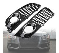 Honeycomb Mesh Fog Light Open Vent Griglia anteriore Per Audi A4 B8 09-2012 A7