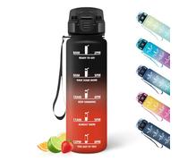 HoneyHolly Borraccia, 500ML A prova di perdite Borraccia Motivazionale, Riutilizzabile Borraccia Bambini, Semplice e Portatile, Bottiglia Acqua per Corsa, Bicicletta, Lavoro, Scuola, Borracce