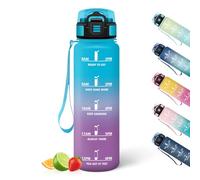 HoneyHolly Borraccia, 500ML A prova di perdite Borraccia Motivazionale, Riutilizzabile Borraccia Bambini, Semplice e Portatile, Bottiglia Acqua per Corsa, Bicicletta, Lavoro, Scuola, Borracce