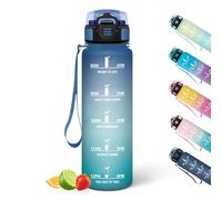 HoneyHolly Borraccia, 500ML A prova di perdite Borraccia Motivazionale, Riutilizzabile Borraccia Bambini, Semplice e Portatile, Bottiglia Acqua per Corsa, Bicicletta, Lavoro, Scuola, Borracce
