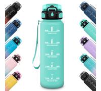 HoneyHolly Borraccia 500ml, Prova di Perdite, Borraccia Bambini, Sportiva, Borraccia Motivazionale, con Indicatore del Tempo, Bottiglia Acqua, Borraccia per Scuola, Campeggio, Yoga, Ufficio