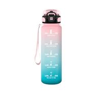 HoneyHolly Borraccia, 500ml Prova di Perdite, Borraccia Bambini, Sportiva Tempo, Borraccia Motivazionale, con Filtro, Borracce, Bottiglia Acqua per Scuola, Campeggio, Yoga, Ufficio