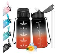 HoneyHolly Borraccia 500Ml, Senza BPA & A Prova di Perdita, Borracce con Cannuccia, Reutilizables, Borraccia Scuola Elementare, Water Bottle per Scuola, Palestra, Ufficio, Running