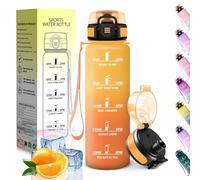 HoneyHolly Borraccia Bambini, 500ML, A prova di perdite Borracce, Riutilizzabile Borraccia Motivazionale, Semplice e Portatile, Bottiglia Acqua per Corsa, Bicicletta, Lavoro, Scuola, Borracce