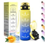 HoneyHolly Borraccia Bambini, 500ML, A prova di perdite Borracce, Riutilizzabile Borraccia Motivazionale, Semplice e Portatile, Bottiglia Acqua per Corsa, Bicicletta, Lavoro, Scuola, Water Bottle