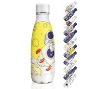 HoneyHolly Borraccia Termica, 18/8 Acciaio Inox Bottiglia Termica - 350ML - Senza BPA Borraccia Palestra, Isolato Sottovuoto, Antigoccia, Bottiglia Acqua Termos per Bambini, Scuola