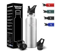HoneyHolly Borraccia Termica Bambini 500 ML, Senza BPA, Borraccia Termica, 18/8 Acciaio Inox, Bottiglia Termica, Sottovuoto a Doppia Parete, Borracce Termiche, con Cannuccia, Termos per Scuola, Sport