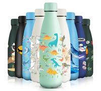 HoneyHolly Borraccia Termica, Senza BPA, Borraccia Bambini, 500ML Acciaio Inossidabile 18/8, Bottiglia Termica A Prova di Perdite, Borraccia Acciaio Inox per Scuola, Ufficio e Attività All'aperto