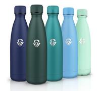 HoneyHolly Borraccia Termica, Senza BPA, Borraccia Bambini, 500ML Acciaio Inossidabile 18/8, Bottiglia Termica A Prova di Perdite, Borraccia Acciaio Inox per Scuola, Ufficio e Attività All'aperto