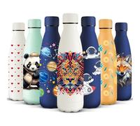 HoneyHolly Borraccia Termica, Senza BPA, Borraccia Bambini, 500ML Acciaio Inossidabile 18/8, Bottiglia Termica A Prova di Perdite, Borraccia Acciaio Inox per Scuola, Ufficio e Attività All'aperto