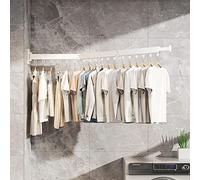 Honeyhouse Appendiabiti Retrattile Montato a Parete, Stendibiancheria Salvaspazio e Pieghevole per Balcone, Lavanderia, Bagno, Patio