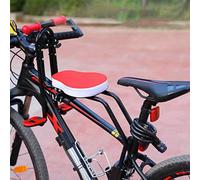 Honeyhouse Seggiolino Bicicletta Anteriore per Bambino | Pieghevole Sedile Seggiolino Anteriore con Braccioli e Pedale | per Bambini 2-6 Anni - Max 50KG