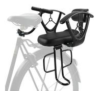 Honeyhouse Seggiolino posteriore per bicicletta con corrimano, regolabile per bambini, con bracciolo di sicurezza e pedali, sedile posteriore di sicurezza per bambini dai 2 ai 6 anni