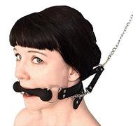 Honeylust - Ponyplay fetish con imbracatura per la testa e barra per mordere - Bondage bavaglio con guinzaglio - BDSM Petplay - Giocattoli erotici