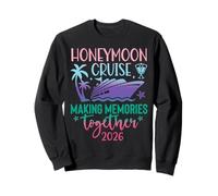 Honeymoon Cruise 2026 Just Married Matching Couples Vacation Felpa