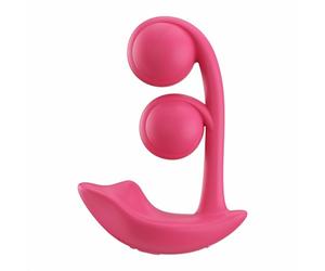 HoneyPlayBox HoneyPlayBox - Melody-Sensore di Pressione Controllato da App Vibratore a Doppie Sfere Clitoride e Punto G Magenta