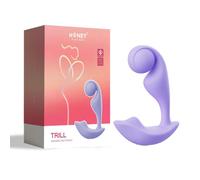 HoneyPlayBox HoneyPlayBox - Trill Vibratore Indossabile a Pressione - Viola