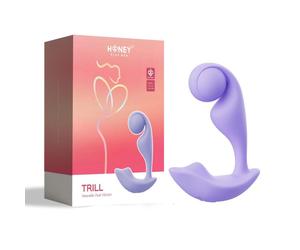 HoneyPlayBox HoneyPlayBox - Trill Vibratore Indossabile a Pressione - Viola