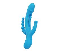 HoneyPlayBox HoneyPlayBox - Trilux Kinky Finger Vibratore Rabbit - Blu