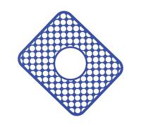 Honeys Combs - Tappetino per lavello in silicone, design a celle aperte, scolapiatti con base scolapiatti antiscivolo, protegge i controsoffitti dai graffi