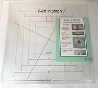 HONEYSEW Twist 'n Stitch - Righello a girandola, modello #775 per cucito e trapuntatura