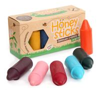 Honeysticks Pastelli in 100% pura cera d’api (confezione da 12 pezzi) Naturali