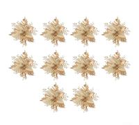 Honeysuckle - Decorazioni natalizie per albero e ghirlanda, con fiori finti per uso stagionale (oro)