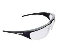 Honeywell 1002781 Millennia Black Frame, lenti di sicurezza in policarbonato trasparente, rivestimento antiappannamento PLUS, leggeri, adatti per l'edilizia (1 pezzo)