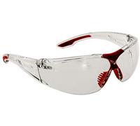 Honeywell AIDC 1035641 Occhiali di Protezione, Trasparente, Rosso