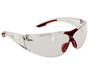 Honeywell AIDC 1035641 Occhiali di Protezione, Trasparente, Rosso