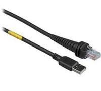 Honeywell CBL-500-300-S00-03 cavo seriale Nero 3 m USB2.0-A RJ-45 (CABL USB BLK TYPE A 3M 5V PWR - STRAIGHT INDUST GRADE W/FERR NEW