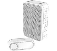 HONEY DC313S - Campanello senza fili con luce lampeggiante a LED e pulsante acu