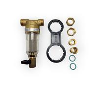 HONEYWELL FF06-1/2 FILTRO ACQUA MINIPLUS A SCARICO IMPURITÀ Ø 1/2 CON TAZZA TRAS