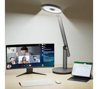 Honeywell H6 Lampada Da Scrivania LED, Lampada Dimmerabile, Grigio