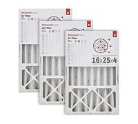 Honeywell Home 16 x 25 x 4 MERV 8, filtro aria per forno AC, confezione da 3 (CF408F1625-3PKAM) (dimensioni effettive: 39,7 x 62,9 x 11,1 cm)