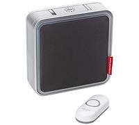Honeywell Home, Campanello wireless DC917NG Serie 9, MP3, con luce alogena, 200 metri, colore: grigio