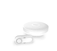 Honeywell Home DCR313S Campanello Portatile Senza Fili con Regolazione del Volume e Pulsante, Circolare, Bianco