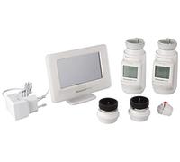 Honeywell Home THR99C3102 evohome Starter Pack, incl. termostato Wi-Fi Smart e 2 Teste termostatiche Wireless per radiatori, Bianco (3 Pezzi)