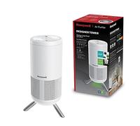 Honeywell HPA830WE4, Purificatore d'aria a torre di design (True HEPA, rimozione degli allergeni, indicatore di qualità dell'aria, sensore VOC, modalità automatica e Sleep, UltraQuiet)
