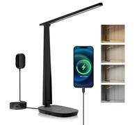 Honeywell HWT-H2 Sunturalux Lampada da Scrivania LED con Protezione Degli Occhi, 3 Modalità di Illuminazione (Nero)