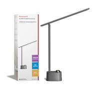 Honeywell LED Desk Lamp - H01 Pro Sunturalux™ Luce da scrivania pieghevole con porta di ricarica USB C, 3 modalità di colore lampada da tavolo dimmerabile per la lettura in ufficio (grigio)