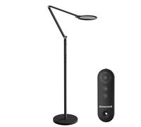 Honeywell LED Lampada da terra - F01BK Sunturalux Lampada da terra dimmerabile con telecomando, naturale diurna 5 colori e 5 luminosità regolabili per l'ufficio, il soggiorno e la camera da letto