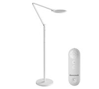 Honeywell LED Lampada da terra - F01WT Sunturalux Lampada da terra dimmerabile con telecomando, naturale diurna 5 colori e 5 luminosità regolabili per l'ufficio, il soggiorno e la camera da letto